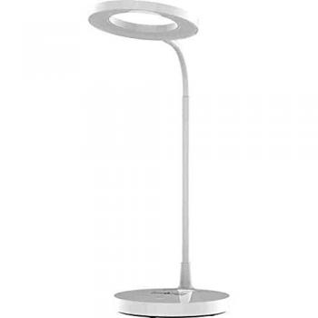 Lámpara de mesa LED Iris recargable, 20W, luz cálida y fría, cuadrada, dimensiones 186 cm x 16 cm x 45 cm