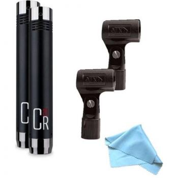 MXL CR21 Small-Diaphragm Pressure Gradient Cardioid Condenser Microphones, Pair