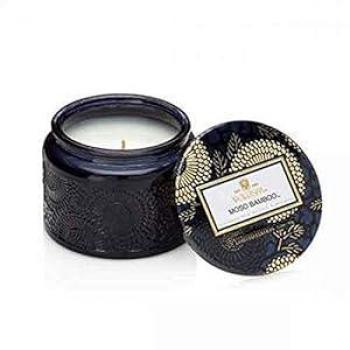 Voluspa Japonica Limited Edition Santiago Huckleberry Triple Wick Candle in a Decorative Tin
