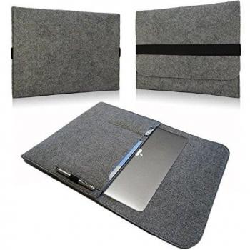 NAUC - Funda para portátil Sleeve - Funda para tablet MacBook NETBOOK Ultrabook Laptop Case en diferentes colores Mi dos compartimentos internos para accesorios como compatible con Samsung Apple Asus Medion Lenovo uvm.