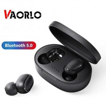 Auriculares Inalámbricos Deportivos VAORLO TWS Bluetooth 5.0 con Cancelación de Ruido y Estuche de Carga Blanco