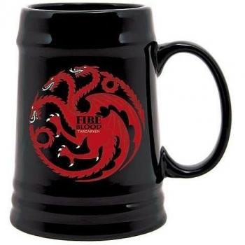 Juego de Tronos SDTHBO02899 - Jarra de cerámica diseño Targaryen, color negro