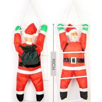 Santa Claus Climbing Ladder Christmas Tree Hanging Ornament Decoration