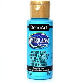 Acrilico americana dipingere 2 once-turchese blu/opaco