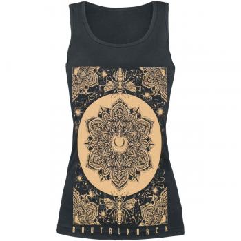 Brutal Knack Geometricum Tank Top Mujer Negro XL