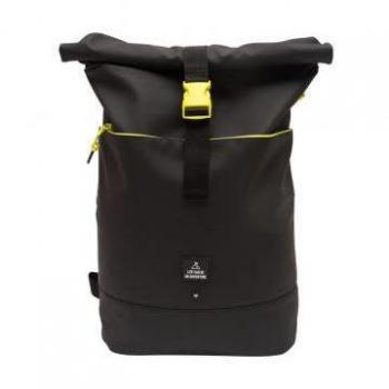 Mochila Mr. Wonderful Life Can Be an Adventure WOA11126EM - Negra, Informal, de Poliuretano