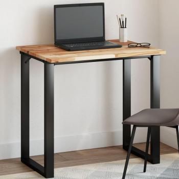 Tablero de mesa rectangular de madera maciza de acacia 80x60x2 cm en color marrón vidaXL