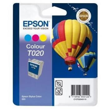Cartucho de tinta Epson T020 color con tecnología de impresión avanzada