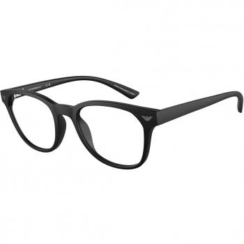 Emporio Armani EA3240U 5001 Men's Eyeglasses Black Size 50 - Frame Only with Blue Light Block Available