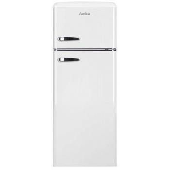 Frigorífico Combinado Estático de 2 Puertas Amica AR7252N - 246L, Color Negro, Clase Energética E