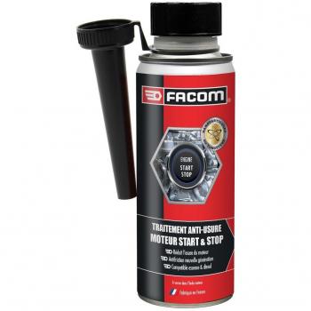 Aditivo para Aceite de Motor Facom Anti-friction 250 ml con propiedades anti-fricción, formulación avanzada para reducir el desgaste del motor, compatible con todos los tipos de aceite de motor, mejora la eficiencia del combustible y prolonga