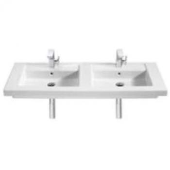 Roca,Prisma,Lavabo de porcelana mural o de sobremueble,Blanco,600mm x 450mm x 130mm,A327546000