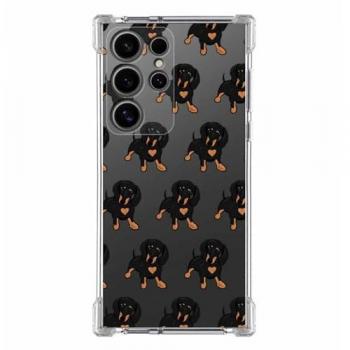 Funda Antigolpes de Silicona para Samsung Galaxy S24 Ultra 5G con Diseño de Perros y 10 Dibujos