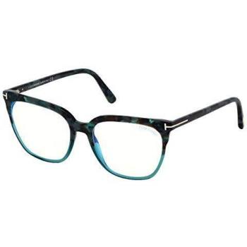 Gafas de Vista Tom Ford FT 5599-B BLUE BLOCK Havana Light Blue 52/17/140 unisex