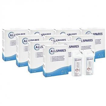Descalcificador líquido Allspares para cafeteras De'Longhi y Braun (20 x 100 ml)