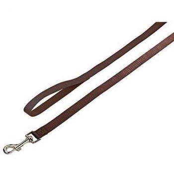 Correa Clásica de Nylon para Perros Nobby Marrón 16 mm x 120 cm