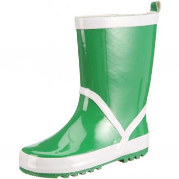 Botas de lluvia Playshoes verdes, tamaño 28/29, impermeables y de caucho natural