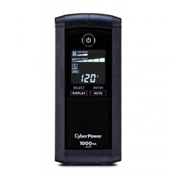 CyberPower CP1000AVRLCD Interactive LCD UPS 1000VA/600W with 9 NEMA 5-15R Outlets, AVR and 3-Year Warranty
