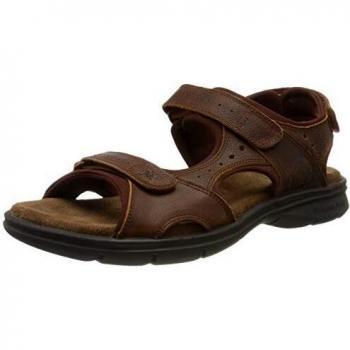 Panama Jack Salton Basics Men's Leather Sandals - Brown C4