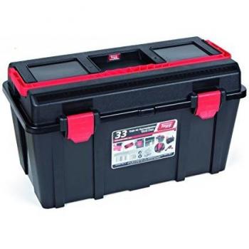 Tayg 133008 Caja Herramientas Plástico, Negro, 480 x 258 x 255 mm