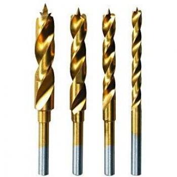 Dremel 636 - Brocas con recubrimiento de titanio, juego de accesorios de 4 brocas para herramienta rotativa