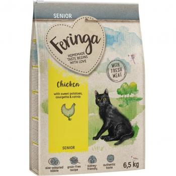 Feringa Senior Chicken Dry Cat Food - Economy Pack: 2 x 6.5 kg