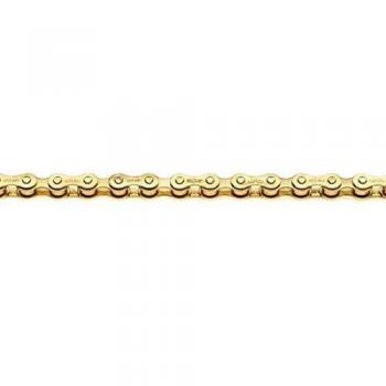 Izumi Track FixedGear - Cadena para BMX SingleSpeed 1/2 x 1/8, Color Dorado