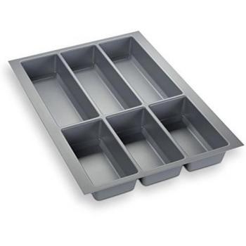 Orga-box® IV Universal Cubertero de Color Gris Argentado para Cajón de 40 cm