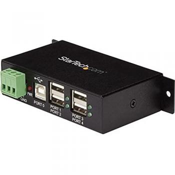 StarTech.com 4-Port Industrial USB 2.0 Hub with ESD Protection - Mountable - Multiport Hub