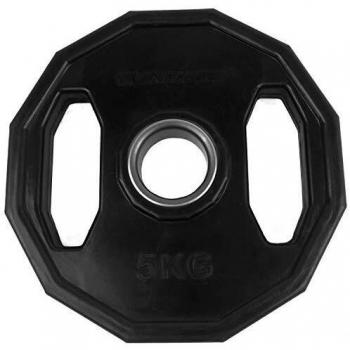 Tunturi Weight Plates Disco Olímpico, Unisex Adulto, Negro, 25 kg