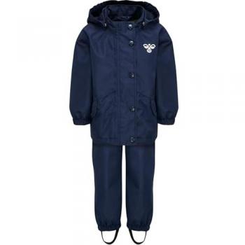 Conjunto de Lluvia Hummel Reva Unisex Transpirable Azul 2-4 Años
