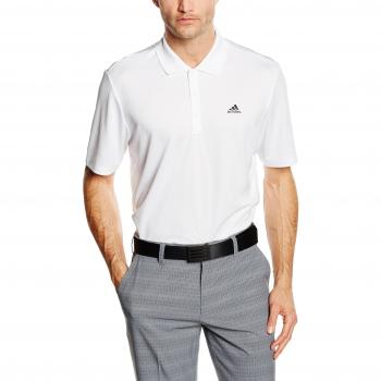 adidas Performance Lc - Camiseta polo de golf para hombre, color blanco, talla XL