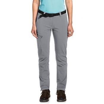 Maier Sports Women's Inara Slim Outdoor Pants - Sleet Grey, Breathable, 4 Pockets, Slim Fit