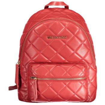 Valentino by Mario Valentino Red Polyethylene Backpack with Adjustable Straps, Female, Unisex, Size: ONE SIZE