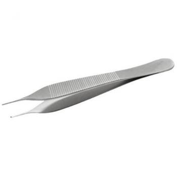Pinza Adson Anatómica Sin Dientes 12 cm Herbi Feet Aesculap