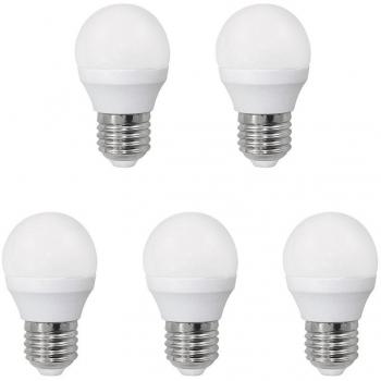 A2BC LED Lighting Pack 5 x Bombilla LED Esférica 6 W