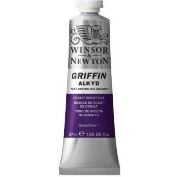 Winsor & Newton Griffin Alkyd - Tubo óleo de secado rápido, 37 ml, Tono Violeta Cobalto