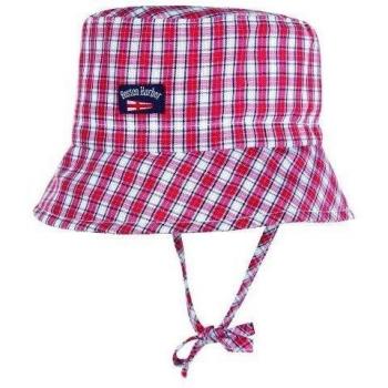 Döll - Gorra a cuadros para bebé, talla 45 - talla alemana, color rojo