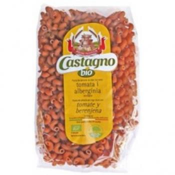 Coditos de Semola de Trigo con Tomate y Berenjena 500 Gramos - Castagno
