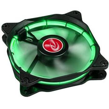 Raijintek Auras 12 LED-Lüfter 2er Set, grün - 120mm