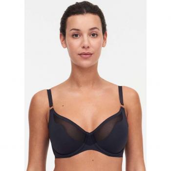 Chantelle Pure Light Seamless Molded Underwire Bra - Black - Size: 36F