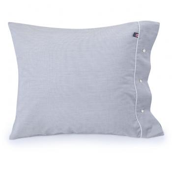 Lexington Funda de Almohada, Algodón, Gris Chambray, 90x50x0.2 cm