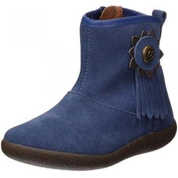 Conguitos Botines Serraje Niña - Botas para niñas, color azul, talla 26