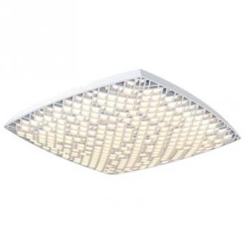 Plafón LED Urbano Blanco Dimmable 51 cm, 80W, 5200lm, Control Remoto y Temperatura de Color Ajustable (2700-5000K)