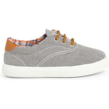 Zapatillas de lona para niños con cordones a contraste Pisamonas