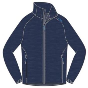 CMP Men's Stretch Fleece Jacket - Blue - Size 56