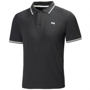 Helly Hansen Kos SS - Polo para hombre, color gris, talla XXXL