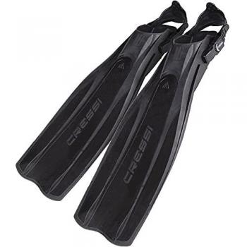 Cressi Pro Light Aletas, Unisex, Negro, S/M