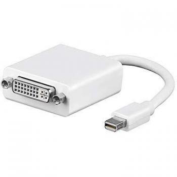 Goobay A 345 Mini DP M DVI FM Blanco - Adaptador para Cable