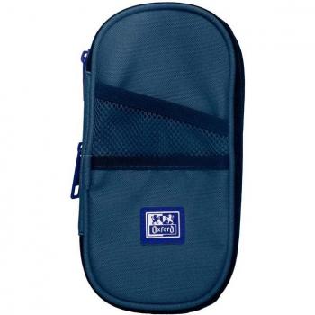 Estuche Portatodo Oxford B-Max Monocolor Azul Marino 22x11x2 Cms